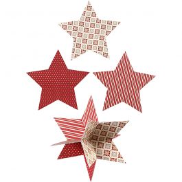 Étoiles 3D, d 15 cm, 300 gr, 3 pièces/ 1 Pq. [HOB-25233]