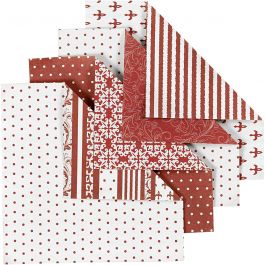 Papier Origami, dim. 10x10 cm, 80 gr, 50 flles ass./ 1 Pq. [HOB-25520]