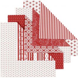 Papier Origami, dim. 15x15 cm, 80 gr, 50 flles ass./ 1 Pq. [HOB-25521]