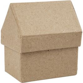 Boîtes Maisons, H : 10,5 cm, dim. 6x8,5 cm, 4 pièces/ 1 Pq. [HOB-264680]