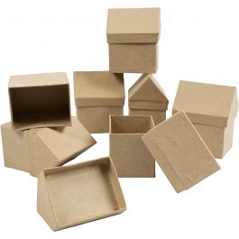 Boîtes Maisons, H : 10,5 cm, dim. 6x8,5 cm, 5x4 pièces/ 1 Pq. [HOB-26468]
