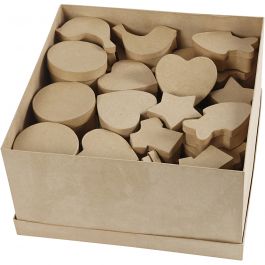 Boîtes , dim. 6-11 cm, 63 pièces/ 1 Pq. [HOB-26789]