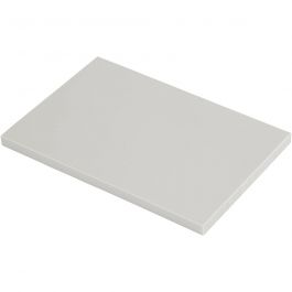 Plaque d'impression, dim. 10x15,5 cm, ép. 0,8 cm, gris clair, 10 pièces/ 1 Pq. [HOB-27571]