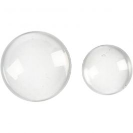 Cabochons, d 18+25 mm, 8 pièces/ 1 Pq. [HOB-28394]