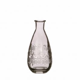 Vase à fleurs Rome Ø7.5cm et 16cm de haut Gris (12 pièces.) [IFS-29736]