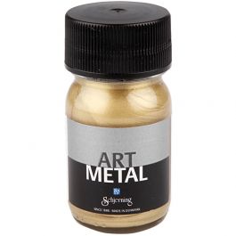 Peinture Acrylique Métallisée, or clair(5102), 30 ml/ 1 flacon [HOB-30690]