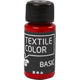 Textile Color, rouge, 50 ml/ 1 flacon [HOB-34202]