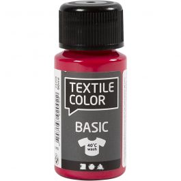 Textile Color, rouge primaire, 50 ml/ 1 flacon [HOB-34208]