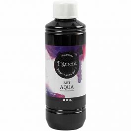 Aquarelle Art Aqua Pigment, noir, 250 ml/ 1 flacon [HOB-34340]