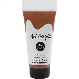 Peinture Acrylique, semi-brillant, opaque, raw sienna, 75 ml/ 1 flacon [HOB-35155]
