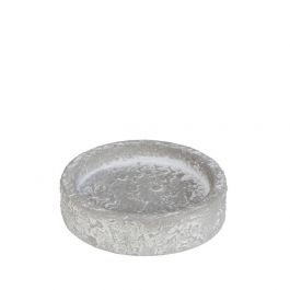 plat de cire à ciment gris clair Ø8 x H2 cm (12 pcs) [IFS-36050]