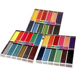Crayons de Couleur Colortime, ass. de couleurs, 576 pièces/ 1 Pq. [HOB-38082]