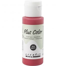 Peinture Acrylique Plus Color, berry red, 60 ml/ 1 flacon [HOB-39629]