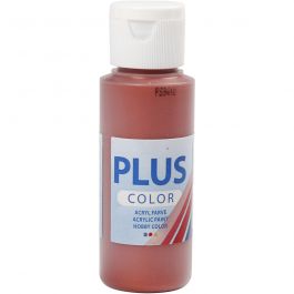 Peinture Acrylique Plus Color, red copper, 60 ml/ 1 flacon [HOB-39649]