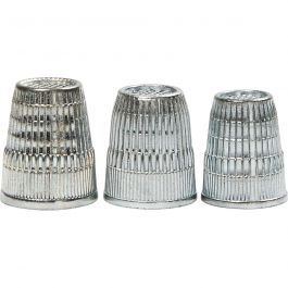 Dés à coudre, d 15+16+17 mm, 3 pièces/ 1 Pq. [HOB-41068]