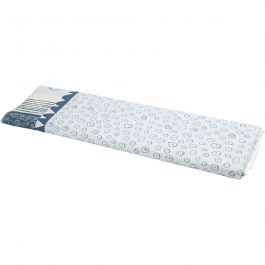 Tissu, L : 145 cm, 140 gr, bleu, 10 m/ 1 rouleau [HOB-44309]