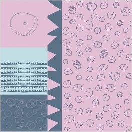 Tissu, L : 145 cm, 140 gr, rose clair, 1 par m [HOB-443110]