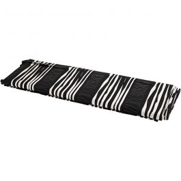 Tissu, L : 145 cm, 140 gr, noir, 10 m/ 1 rouleau [HOB-44313]