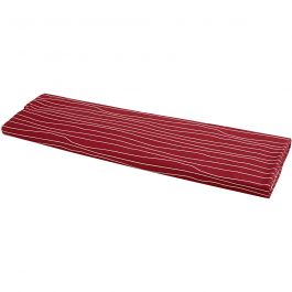 Tissu, L : 145 cm, 140 gr, rouge/blanc, 10 m/ 1 rouleau [HOB-44319]