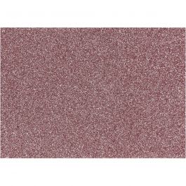 Film à repasser, A5, feuille 148x210 mm, paillettes, rose clair, 1 flles [HOB-44333]