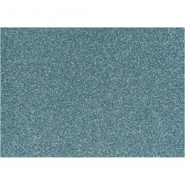 Film à repasser, A5, feuille 148x210 mm, paillettes, bleu clair, 1 flles [HOB-44335]