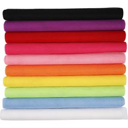Tulle, L : 50 cm, 10x5 m/ 1 Pq. [HOB-44610]