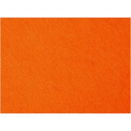 Feutrine synthétique, feuille 42x60 cm, ép. 3 mm, orange, 1 flles [HOB-45228]