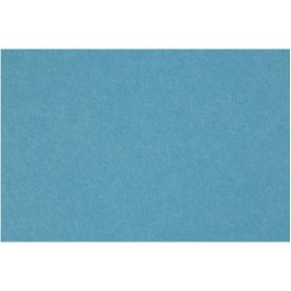 Feutrine synthétique, feuille 42x60 cm, ép. 3 mm, turquoise, 1 flles [HOB-45236]