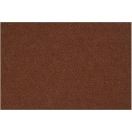 Feutrine synthétique, feuille 42x60 cm, ép. 3 mm, brun, 1 flles [HOB-45240]