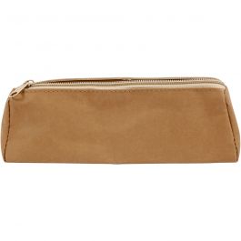 Trousse, dim. 20x7x7 cm, brun clair, 1 pièce [HOB-498960]