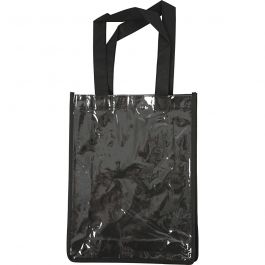 Sac personnalisables, dim. 30x23x7 cm, noir, 1 pièce [HOB-499310]
