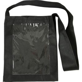 Sac personnalisables, dim. 40x34x8 cm, noir, 1 pièce [HOB-49981]