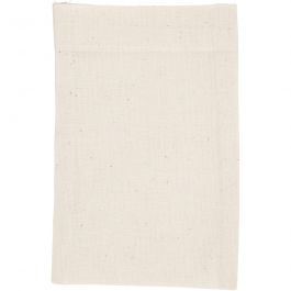 Sac en coton, dim. 15x20 cm, 115 gr, naturel clair, 4 pièces/ 1 Pq. [HOB-499902]