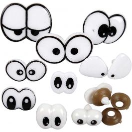 Yeux Amusants, dim. 2-3 cm, 9 ass./ 1 Pq. [HOB-500960]