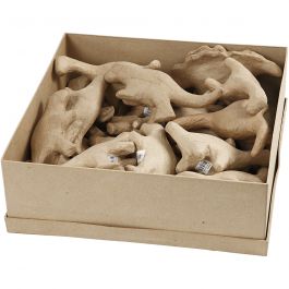 Dinosaures, H : 9-12,5 cm, L : 4,5+5,5 cm, 21 pièces/ 1 Pq. [HOB-50716]
