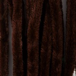Fil chenille, L : 30 cm, ép. 15 mm, brun, 15 pièces/ 1 Pq. [HOB-51624]