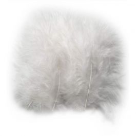 Duvet, dim. 5-12 cm, blanc, 15 pièces/ 1 Pq. [HOB-51690]