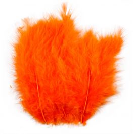 Duvet, dim. 5-12 cm, orange, 15 pièces/ 1 Pq. [HOB-51694]