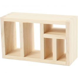 Bibliothèque, H : 10 cm, L : 6 cm, L : 4 cm, 1 pièce [HOB-54449]