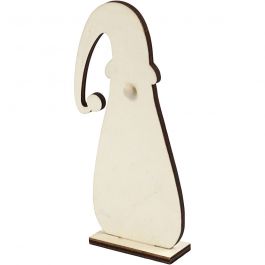 Lutin de Noël, H : 15 cm, P: 2,4 cm, L : 7 cm, ép. 3 mm, 1 pièce [HOB-54466]