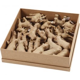 Animaux polaires, H : 8-12,8 cm, L : 5,6-11,8 cm, 32 pièces/ 1 Pq. [HOB-56194]