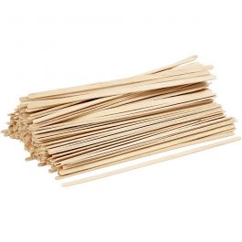 Bâtonnets de glace, L : 19 cm, L : 6 mm, naturel, 200 pièces/ 1 Pq. [HOB-563040]