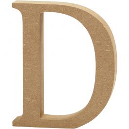 Lettre, D, H : 13 cm, ép. 2 cm, 1 pièce [HOB-56313]