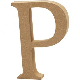 Lettre, P, H : 8 cm, ép. 1,5 cm, 1 pièce [HOB-56375]