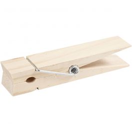Mini-pinces à linge, L : 15 cm, L : 3,5 cm, 1 pièce [HOB-564560]