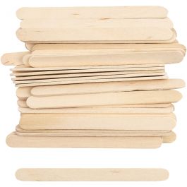 Bâtonnets de glace, L : 11,5 cm, L : 10 mm, naturel, 30 pièces/ 1 Pq. [HOB-564762]