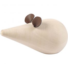 Souris, L : 10 cm, d 5,5 cm, 1 pièce [HOB-56560]