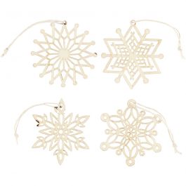 Décorations, d 7 cm, ép. 0,3 cm, 8 pièces/ 1 Pq. [HOB-568090]