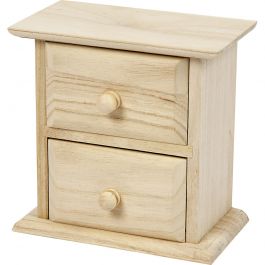 Commode, dim. 13x7,5x13 cm, 1 pièce [HOB-57573]