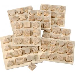 Puzzle, dim. 12,5x12,5-19,5x19,5 cm, 7 pièces/ 1 Pq. [HOB-57618]